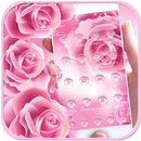 Rose Goutte de rosée thème APK