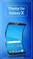 Launcher Theme For Galaxy X الملصق