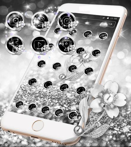 無料で キラキラシルバーテーマの壁紙ダイヤモンドローズglitter Silver Diamond Rose アプリの最新版 Apk1 2 1をダウンロードー Android用 キラキラシルバーテーマの壁紙ダイヤモンドローズglitter Silver Diamond Rose Apk の最新バージョンをダウンロード Apkfab