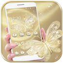 Vàng bướm vàng tiêu đề sang trọng Gold Butterfly APK