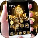 Or Rose thème gold rose APK