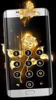 Gold Rose theme luxury gold syot layar 1