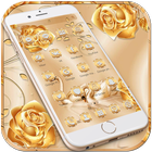 Theme Gold Rose Diamond آئیکن