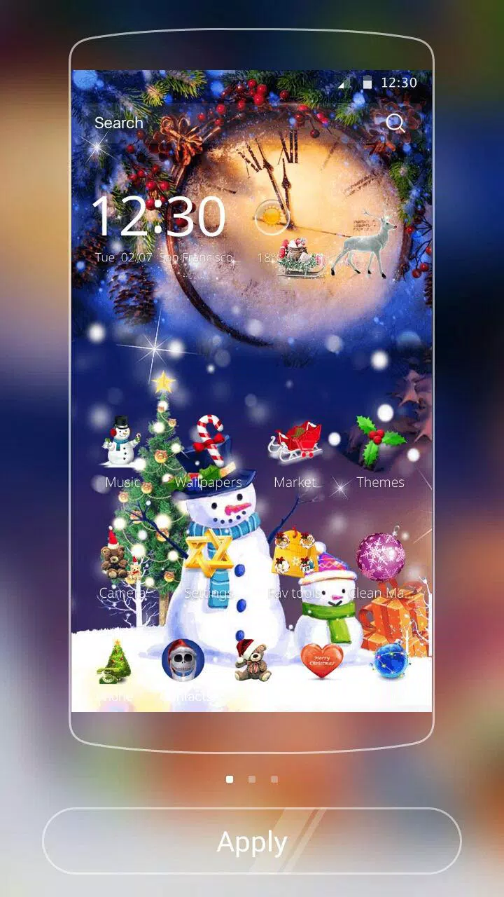 Merry Christmas Theme Snowman APK for Android Download