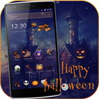 Хэллоуина ночь Темa Halloween иконка