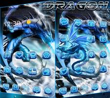 Eis Drache Thema Tapete Verschluss Schirm Dragon Screenshot 2