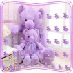 الخزامى دمية دب موضوع teddy