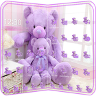 Lavender Teddy Bear Theme icon