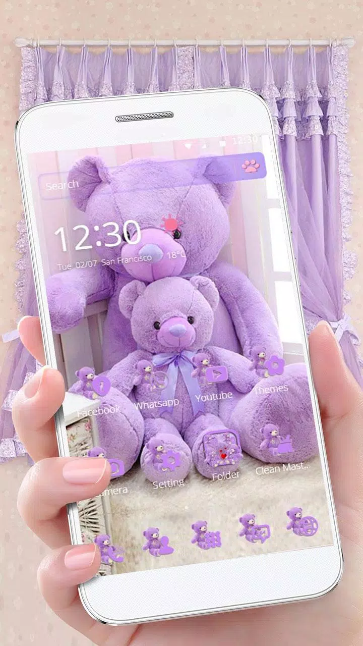 Tải xuống APK Lavender gấu bông Chủ đề cho Android