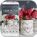 Tulip Blossom love date Theme aplikacja