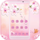 Pink Sakura Blossom Theme aplikacja