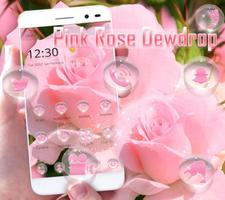 Pink Rose dewdrop theme 截圖 3