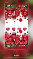 Red Rose Theme live wallpaper Affiche