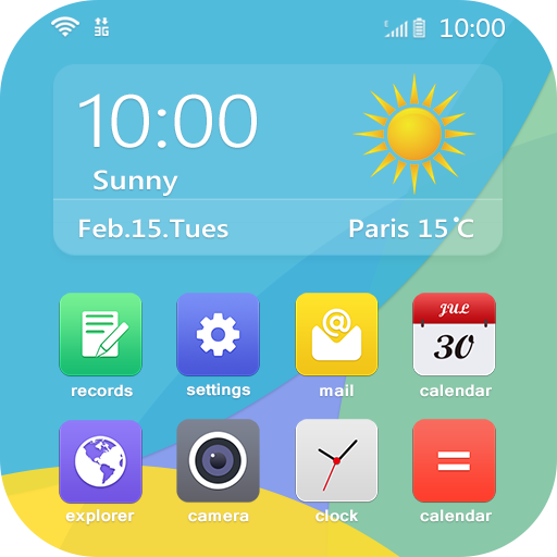 シンプルライフランチャーテーマ