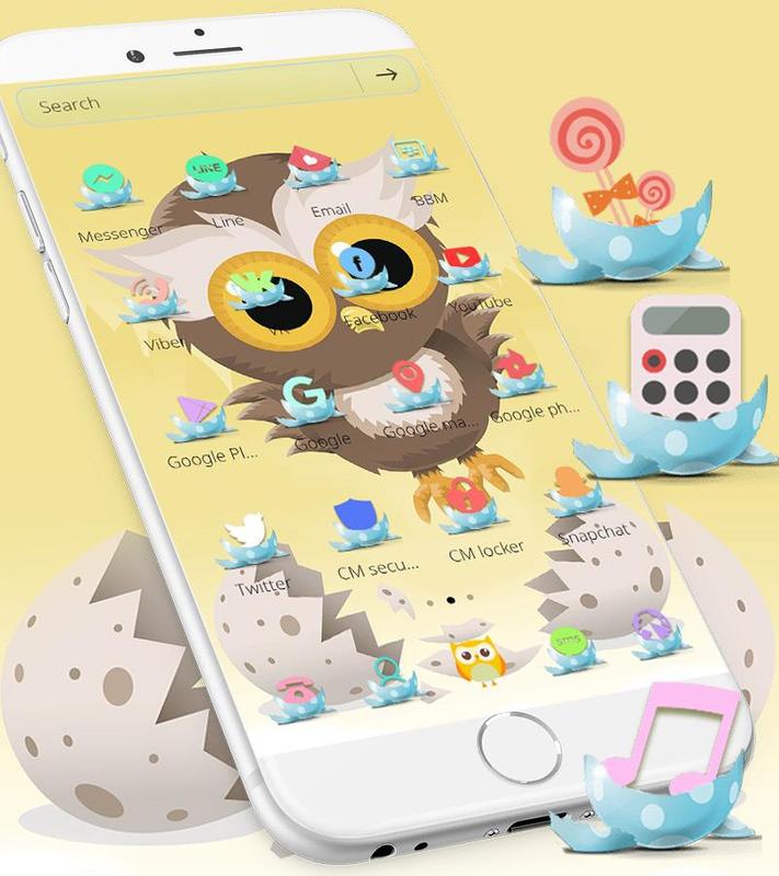 Wallpaper Kartun Owl Lucu