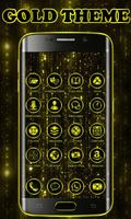 Gold Launcher Theme Free Cartaz