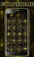 Poster Gold Launcher Theme Free