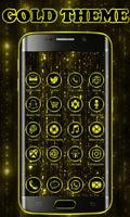 Gold Launcher Theme Free imagem de tela 1