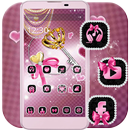 Theme Pink Bow Diamond APK