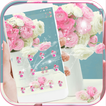وارتفع الوردي موضوع روز الحب Pink rose