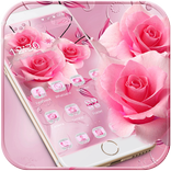 핑크 로즈 다이아몬드 테마 리본