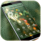 Glas Regen Thema Glass Rain Zeichen