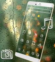 Verre pluie theme Glass Rain capture d'écran 2