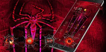 Rosso ragno tema DIY launcher