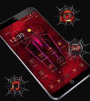Merah Spider tema DIY peluncur screenshot 3