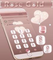 Rose gold diamond Theme screenshot 1