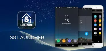Launcher style Samsung S8– Launcher Galaxy S8 Edge