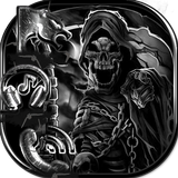 Skull theme grim reaper icon