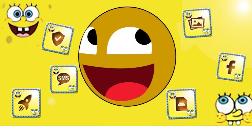 Android 用の かわいいスマイリー漫画のテーマ Apk をダウンロード