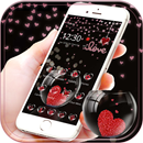 Coeur amour rouge Thème APK