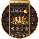 Thème du roi d&#39;or de luxe icône