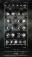 Luxury Black Leather Theme syot layar 1