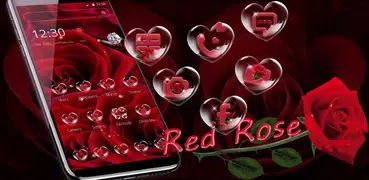 Rosa anel diamante tema
