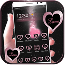 Amour Thème rose coeur Pink Love Heart APK