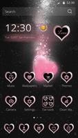 Cinta Tema pink jantung Pink Love Heart poster