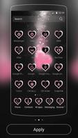 Cinta Tema pink jantung Pink Love Heart screenshot 1