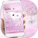 Màu hồng tình yêu theme Cloud Kitty APK