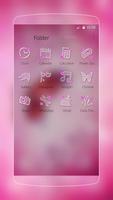 Pink butterfly launcher screenshot 2