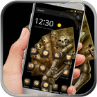 Skull poker icon