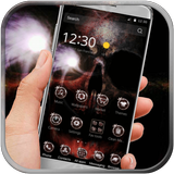 Blood skull launcher theme icon