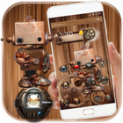 آیکون‌ Steam punk Robot theme Mechanical Storm