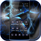 Blue Tech Theme Thunder Blitz ไอคอน