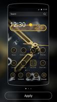 Goud klok thema goud horloge screenshot 3