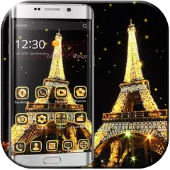 Descargar APK de Oro parís torre Tema