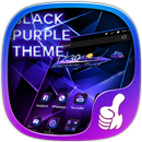 Black Purple Technology Theme APK