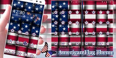 American Flag theme US Flag 스크린샷 2